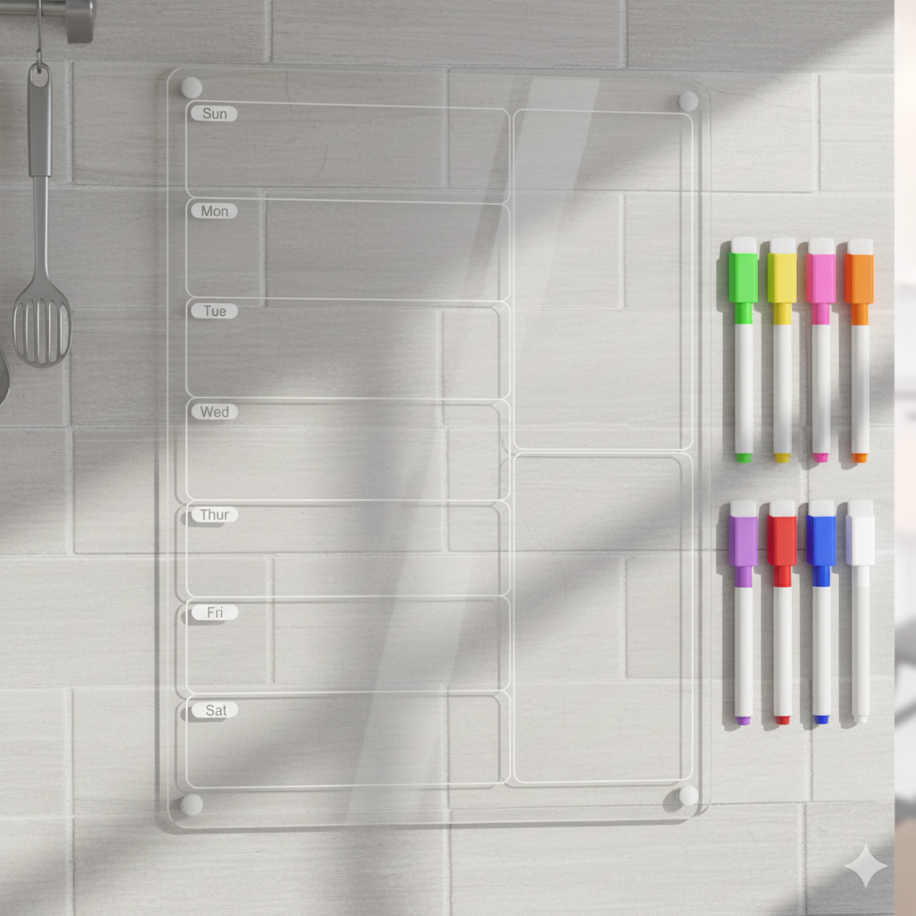 Magnetic Planner and Menu Board