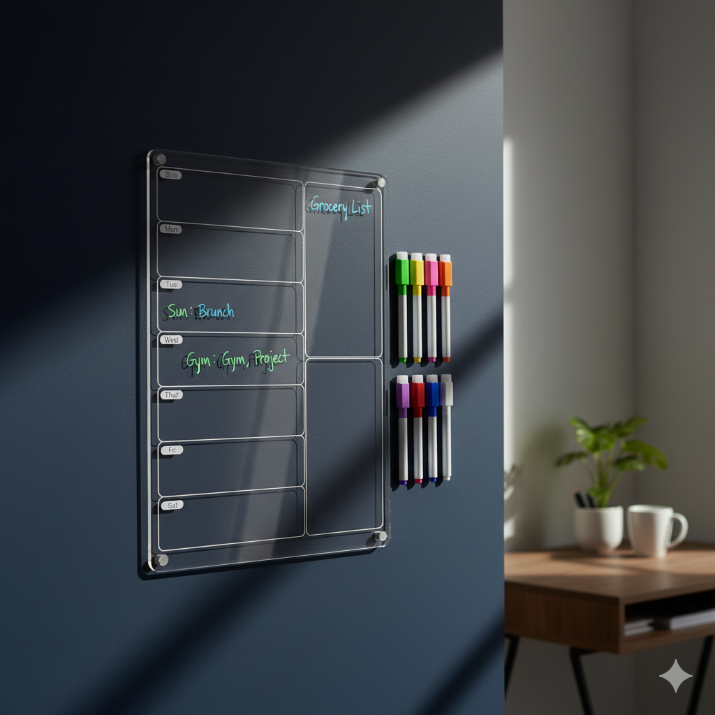 Magnetic Planner and Menu Board