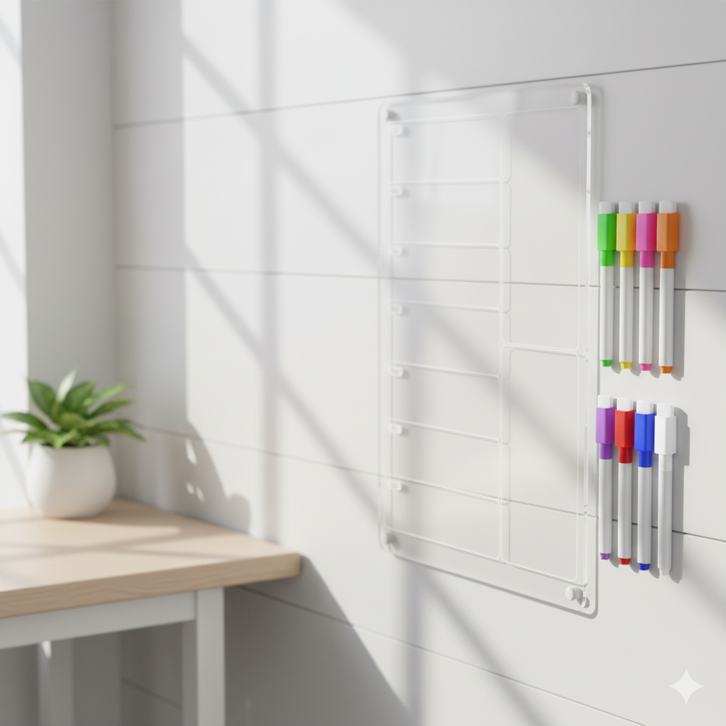 Magnetic Planner and Menu Board