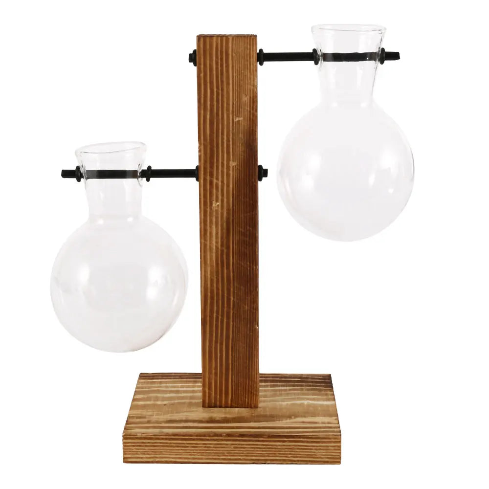 Glass Desktop Planter Bulb Vase