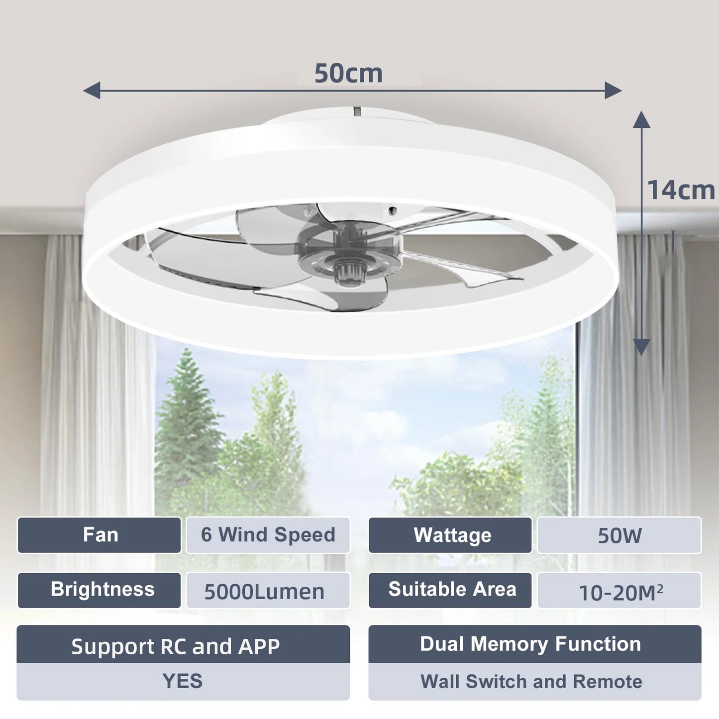 LED Ceiling Fan
