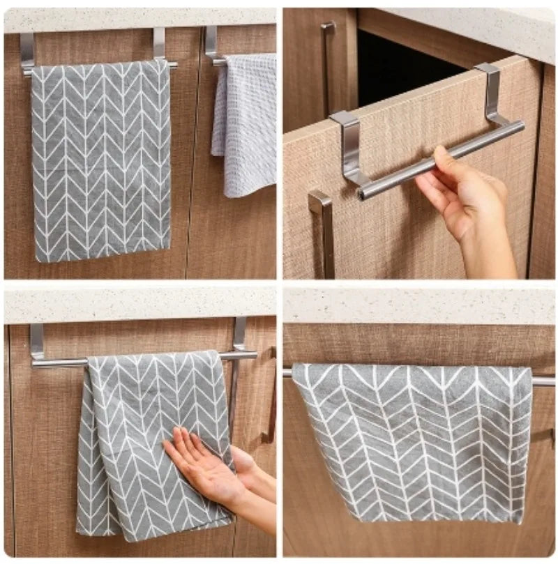Cabinet Door Towel Bar