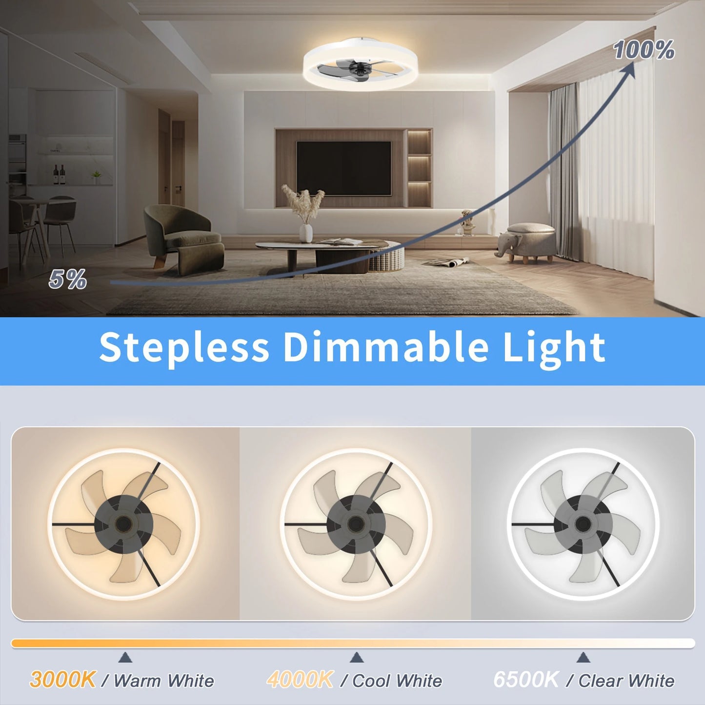 LED Ceiling Fan