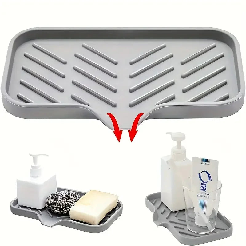 Silicone Sponge and Soap tray