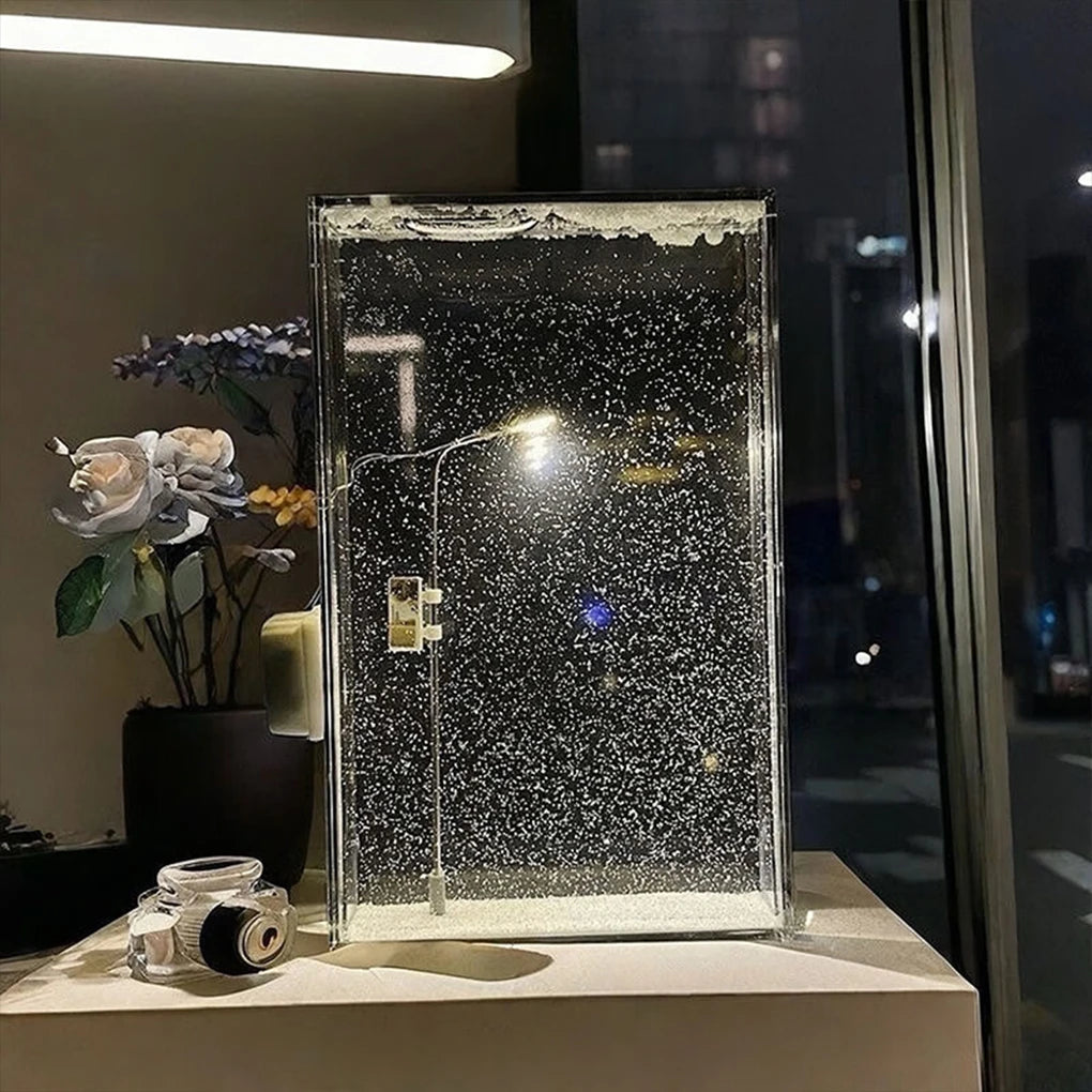 Snowy Night street light