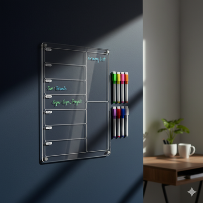 Magnetic Planner and Menu Board